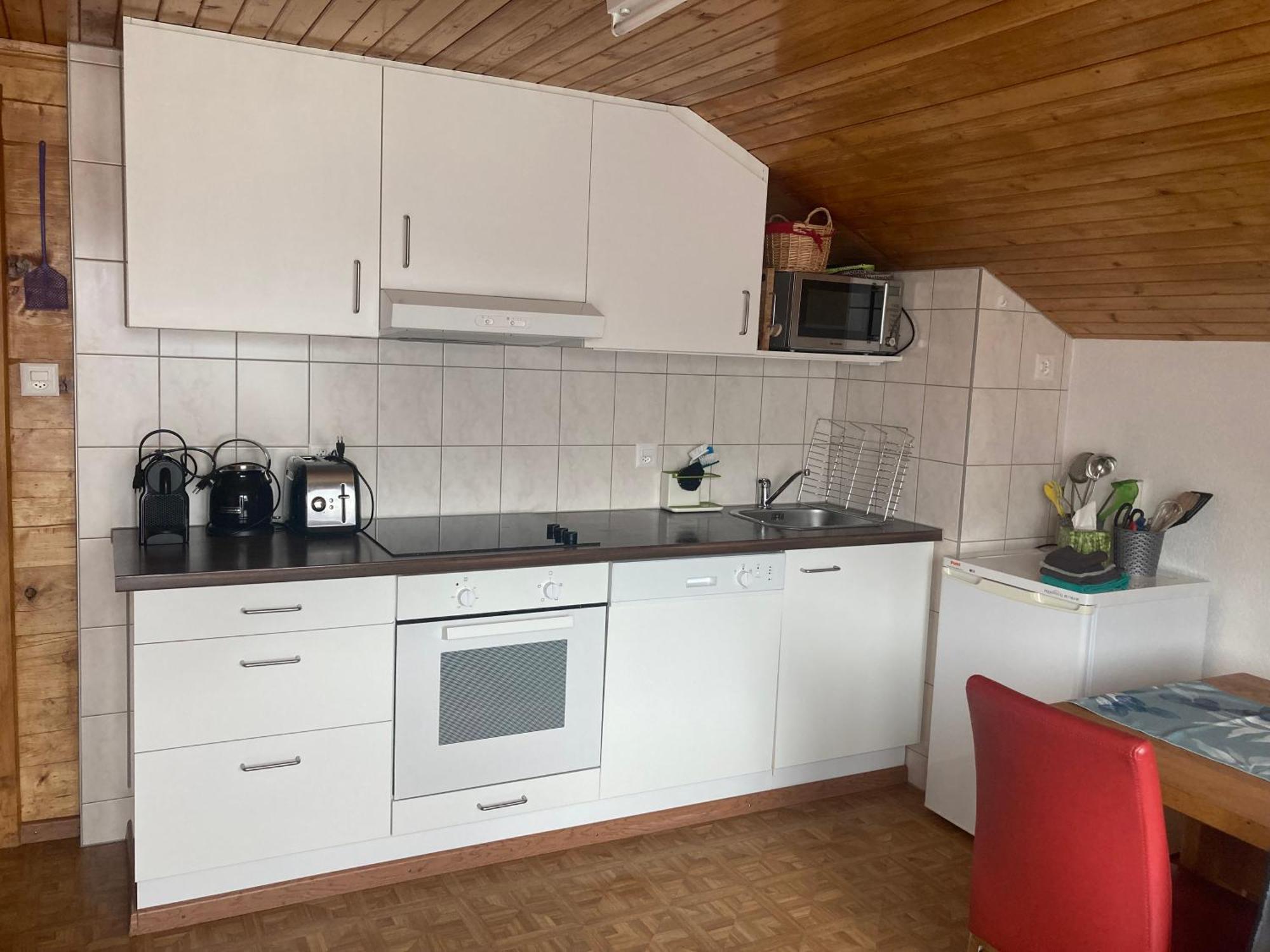 Haus Dorfblick Appartement Grächen Buitenkant foto