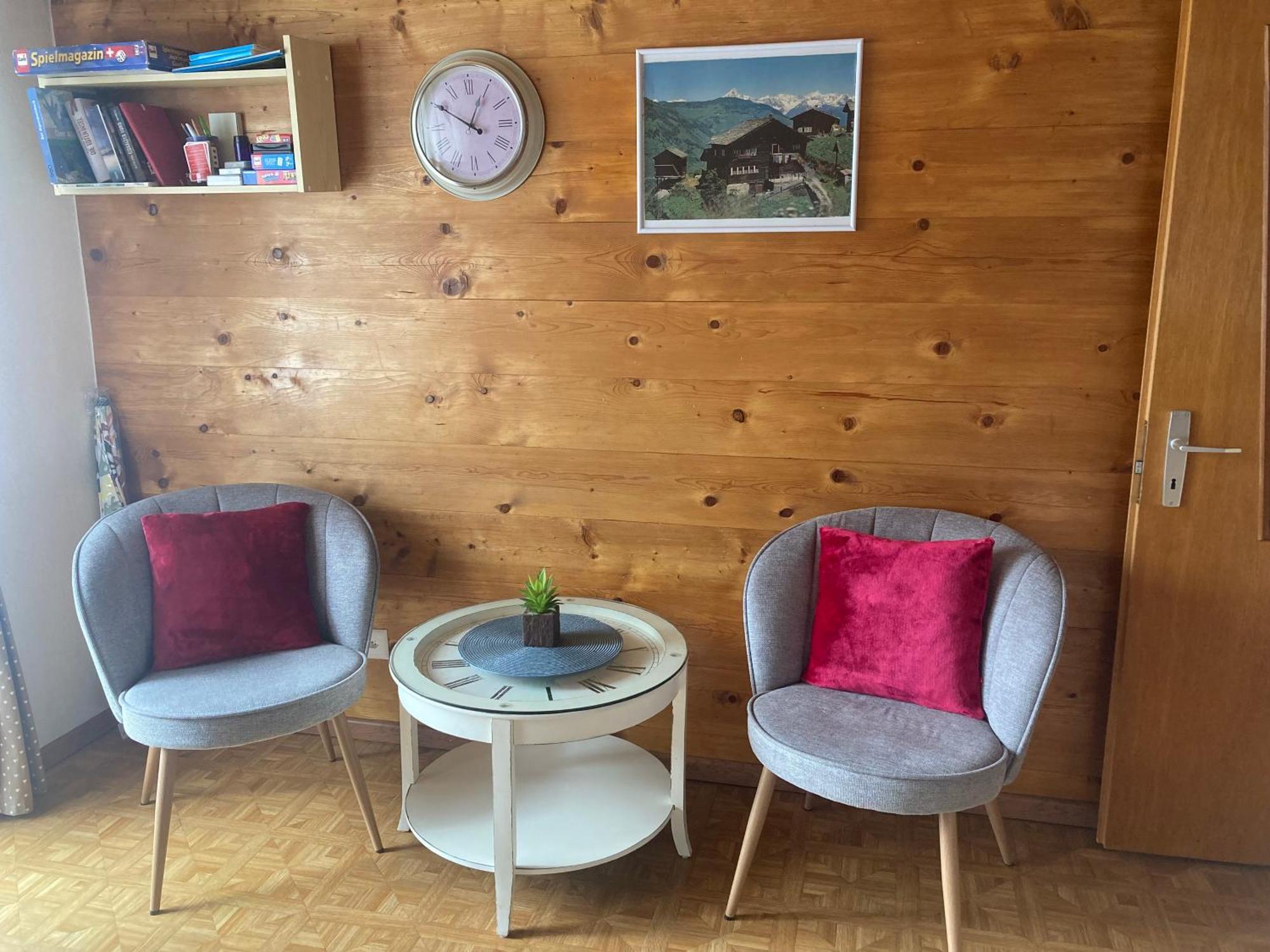 Haus Dorfblick Appartement Grächen Buitenkant foto