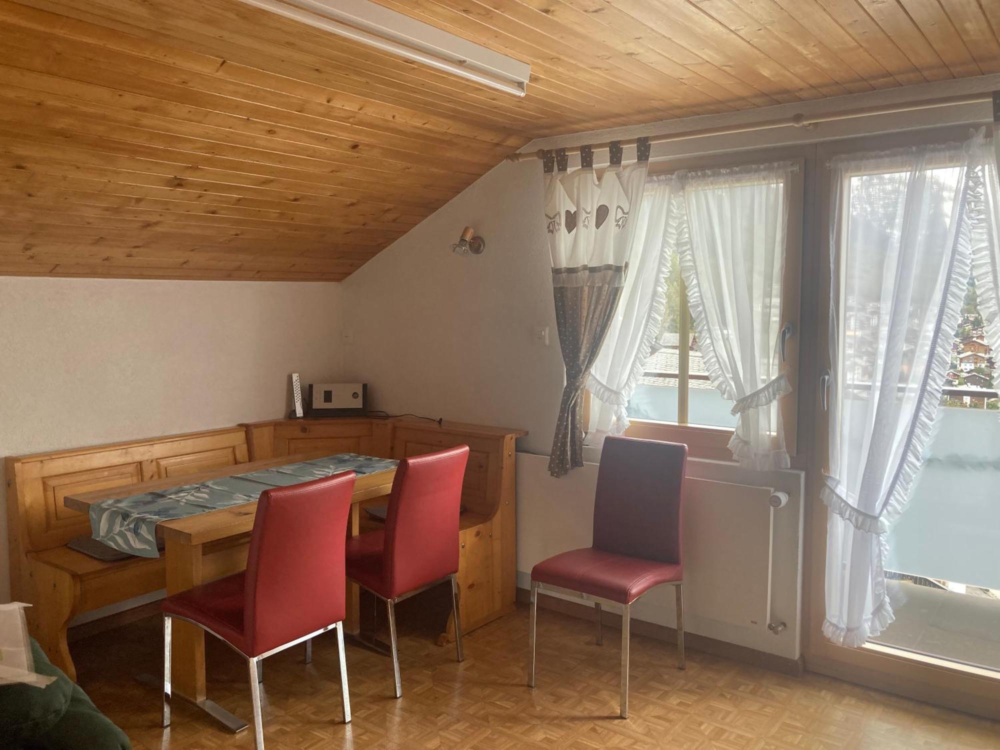 Haus Dorfblick Appartement Grächen Buitenkant foto